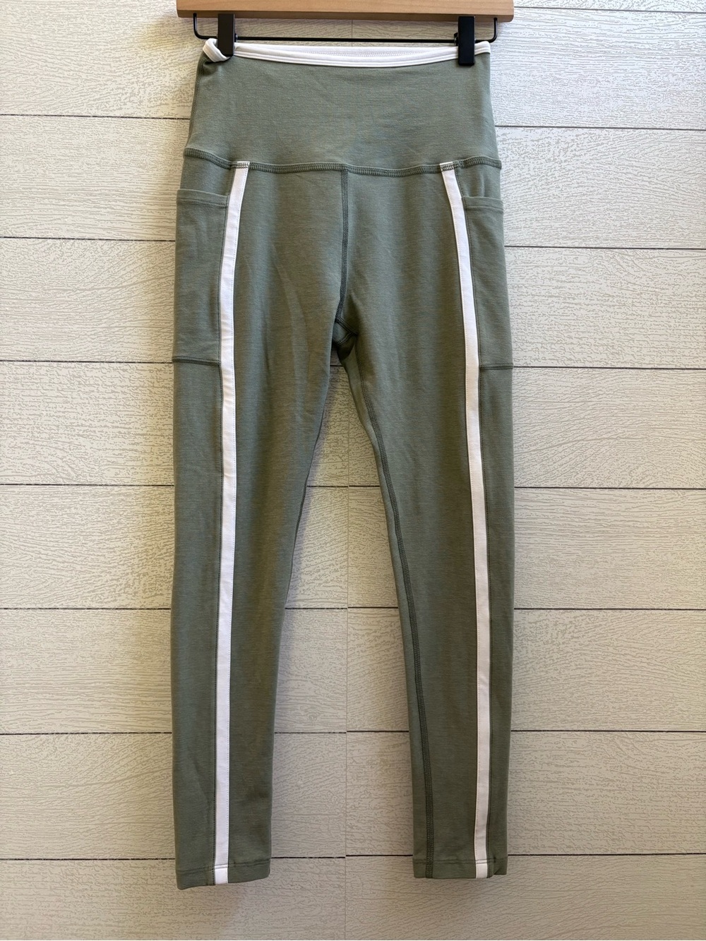 Beyond Yoga Spacedye New Moves High Waisted Midi Legging Sage Cloud White Size M - Picture 5 of 9